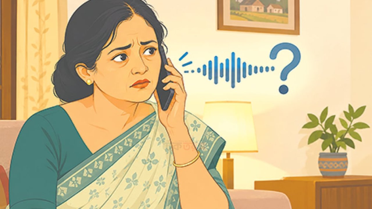 চেনা কণ্ঠও এখন বিশ্বাসযোগ্য নয়!