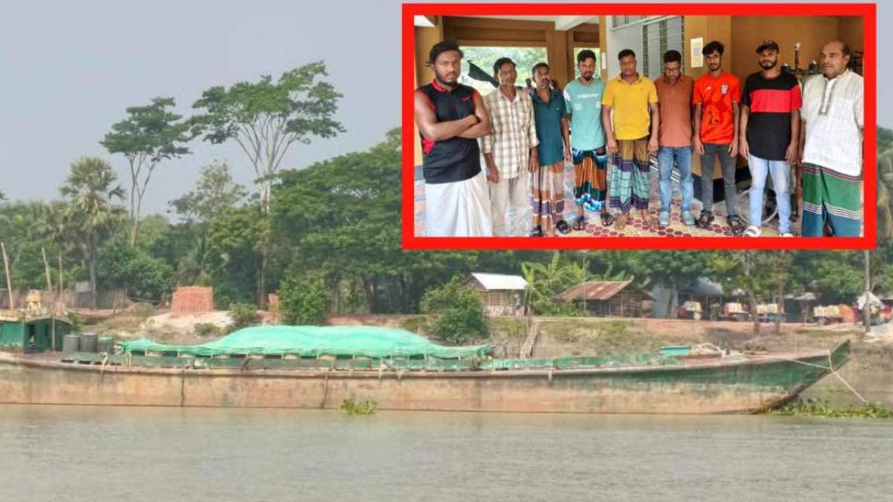 সুন্দরবনে মালিকবিহীন ২৬০ টন কয়লা জব্দ, নয়জন আটক