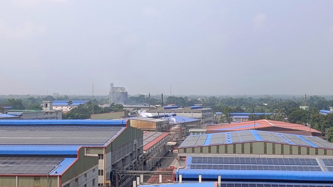 প্রাণ-আরএফএল কারখানার ছাদে ৪৩ মেগাওয়াট সৌর বিদ্যুৎ উৎপাদন শুরু